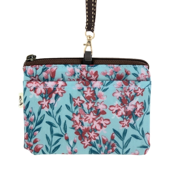 Waterproof Floral Coin Purse & Card Pouch Holder - Picture 1 of 12